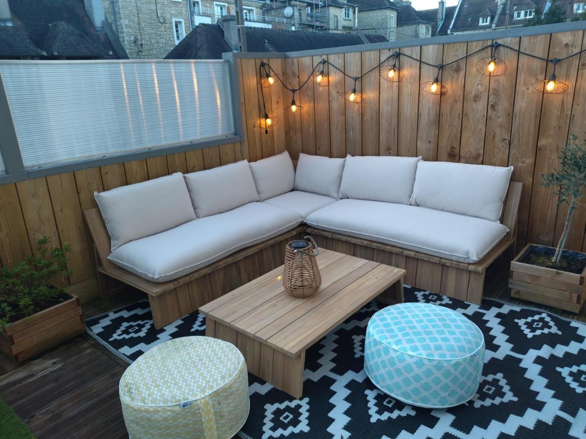 Cabane D'Arlette, Grande Terrasse En Centre-Ville Falaise (Calvados) Exterior foto